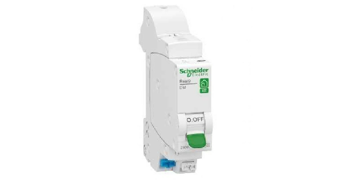 Disjoncteur SCHNEIDER R9EFC620 20A type C Auto 3kA 1P+N embrochable Resi9 XE